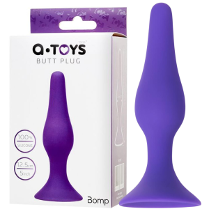 Korek analny na przyssawce - wąski - Silikonowy - A-TOYS