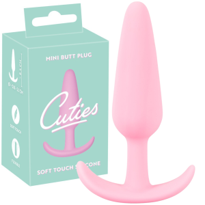 Cuties Plugs Rose - Dyskretny wąski korek analny, Różowy