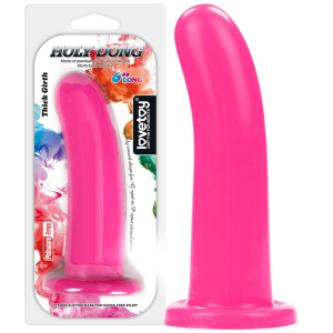 Dildo do Stra-on - 6" Holy Dong - stymulujące punkt G lub anal - Różowe - Lovetoy