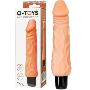 Wibrator realistyczny - 761004 - na baterie, klasyczny, TPE - A-TOYS