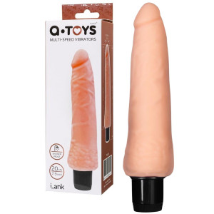 Realistyczny wibrator dopochwowy - 761021 - na baterie, PVC Cielisty - A-TOYS