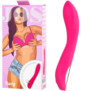 Wibrator do stymulacji punktu G - Twig 20.5 cm, O 3.4 cm - na USB, Silikonowy - JOS