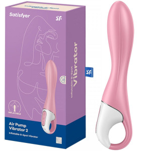 Satisfyer Air Pump Vibrator 2 - Pompowany wibrator do stymulacji punktu G, USB