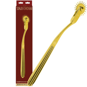 Taboom Warterberg Wheel - Erotyczne radełko do zabaw BDSM, Złote