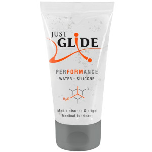 Just Glide Performance 50 ml - Lubrykant na bazie wody do użycia - bez zapachu i smaku