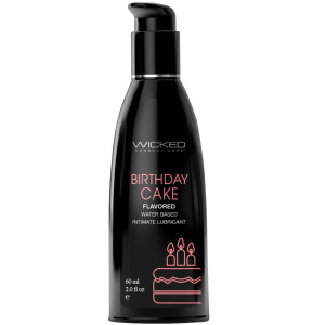 Lubrykant smakowy do zabaw oralnych - BIRTHDAY CAKE 60 ML - smak tortu - WICKED