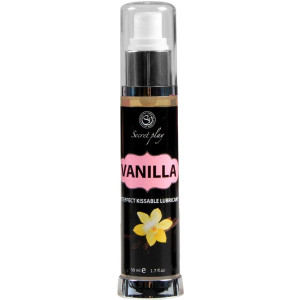 Lubrykant i żel do masażu 2w1 - VANILLA HOT EFFECT 50 ML - smakowy - Secret Play