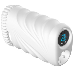 Boss Series Soft VibratingBullet Stroker -  Nowoczesny masturbator z wypustkami