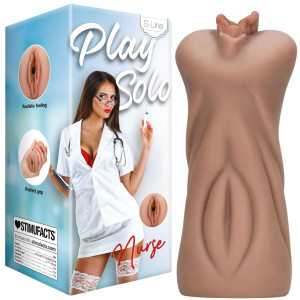 Nurse - Pussy Masturbator - Tan - Realistyczny masturbator - pochwa, Brązowy