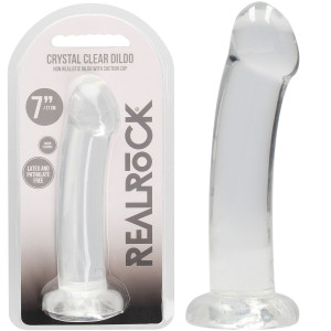 RealRock Non Realistic Dildo with Suction Cup - 6,7""/ 17 cm - Półrealistyczne dildo z przyssawką