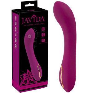 Wibrator do stymulacji punktu G z funkcją pompowania, USB Silikonowy - Javida