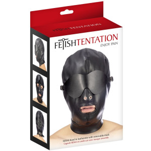 Maska BDSM z opaską, elastan - Fetish Tentation