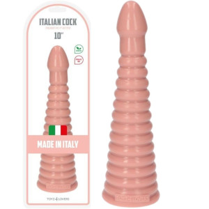 Toyz4Lovers Italian Cock 10" Progresywny korek analny - piramidka, PVC Cielisty