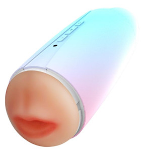 Masturbator realistyczny z funkcją podgrzewania, USB Glow Touch - Boss Series