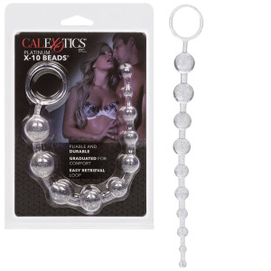 Calexotics EXTREME PURE PLATIUM  X-10 BEADS Koraliki analne