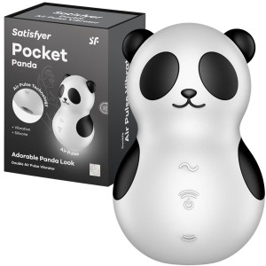 Ciśnieniowy stymulator łechtaczki - Pocket Panda - USB - Satisfyer