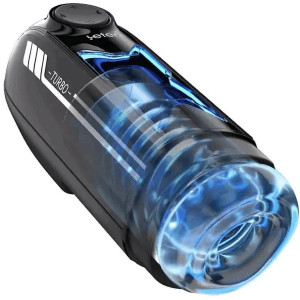 Wielofunkcyjny masturbator - X-Turbo 700 - z funkcją podgrzewania i ruchów posuwistych, USB - Leten
