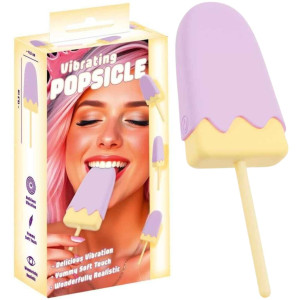 Wibrator w kształcie loda do stymulacji łechtaczki, USB Fioletowy - You2Toys