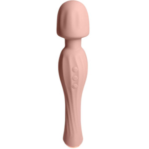 Masażer Wand - Velvet Vibe - na USB, Różowy - Boss Series