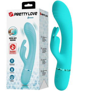 Wibrator z króliczkiem - Gcocco - stymulujący punkt G, USB Silikonowy - Pretty Love