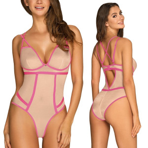 Nudelia body różowe