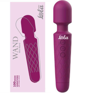 Mini masażer Wand do stymulacji czułych miejsc, USB Bordowy - Lola Toys