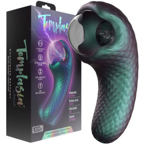 Stymulator łechtaczki - TEMPTASIA  - pulsator z efektami świetlnymi, USB - Blush