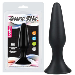 Lovetoy LURE ME Plug S - Klasyczny korek analny z przyssawką, Silikonowy