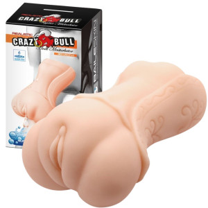 CRAZY BULL- 3D VAGINA - Realistyczny masturbator - pochwa, Cielisty