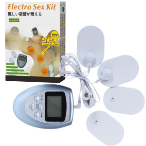 Zestaw do elektrostymulacji ciała i erotycznych zabaw BDSM - na baterie - BAILE