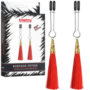 Glamor Tassel Nipple Clamp - Zaciski na sutki z frędzlami