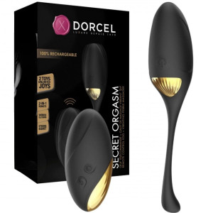 Dorcel SECRET ORGASM Wibrujące jajeczko na pilota, USB Czarne