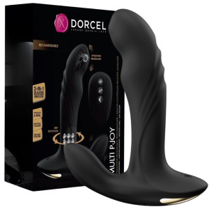 Dorcel MULTI P-JOY - Profilowany masażer prostaty na USB, Czarny