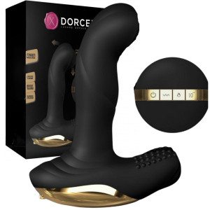 Dorcel - P-FINGER -  masażer prostaty na pilota, USB Czarny Silikonowy