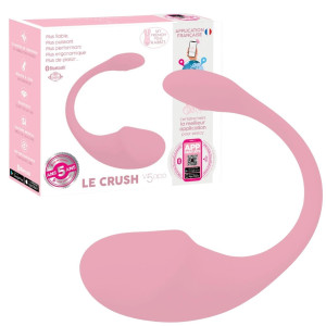 Wibrujące jajeczko - Le Crush - sterowane telefonem, USB Różowe