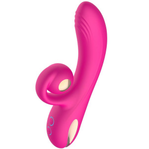 Wibrator z króliczkiem do stymulacji punktu G i łechtaczki, USB Boss Series