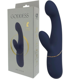 Wibrator z króliczkiem - HESTIA - stymulujący punkt G, USB Silikonowy - Dream Toys