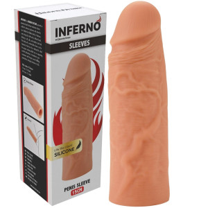 Realistyczna przedłużka penisa - 15 cm - Cielista Silikonowa - Hidden Desire