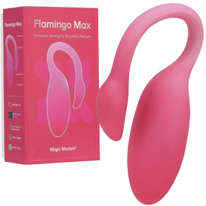 Wibrujące jajeczko - Flamingo Max - sterowane aplikacją, USB - Magic Motion
