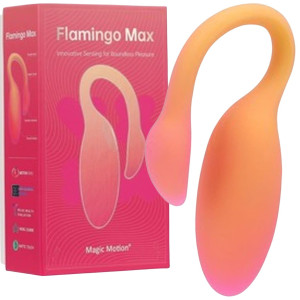 Wibrujące jajeczko - Flamingo Max - sterowane aplikacją, USB - Magic Motion
