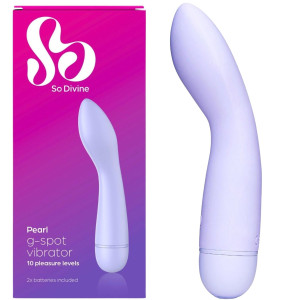 Wibrator do punktu G - Pearl Mini G-spot - na baterie, Fioletowe - So Divine