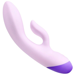 Wibrator z króliczkiem do stymulacji punktu G i łechtaczki, USB Fioletowy - So Divine