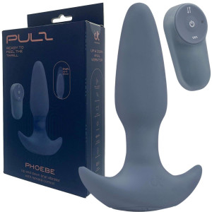 Wibrujący korek analny - PHOEBE - z funkcją pchania, USB, Pilot - Dream Toys