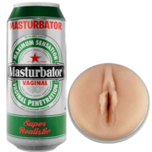Masturbator realistyczny - Beer Vagina II - w kształcie puszki piwa - wagina - SilexD