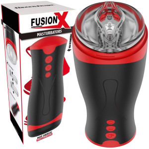 Wibrujący masturbator realistyczny z efektem ssania, USB TPE - Hidden Desire