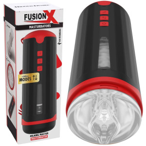 Masturbator realistyczny Milking Master z funkcją ruchów posuwistych, USB - Hidden Desire