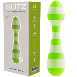 Wibrator GLITZ do stymulacji łechtaczki, USB Zielony Silikonowy - Dream Toys