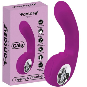 Wibrator GAIA do stymulacji punktu G, USB Silikonowy - Fantasy