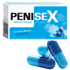 Suplement diety - Men Capsules, 40 szt. - powiększenie penisa i sprawność seksualna - PENISEX