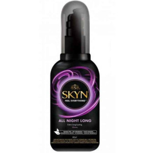Lubrykant na bazie silikonu - ALL NIGHT LONG 80 ml - nawilżający - SKYN
